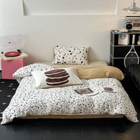 Couvre-lit Douillet Motifs Biscuit