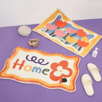 Tapis Floral Coloré