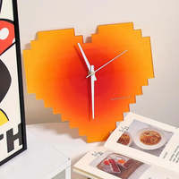 Horloge Murale Cœur