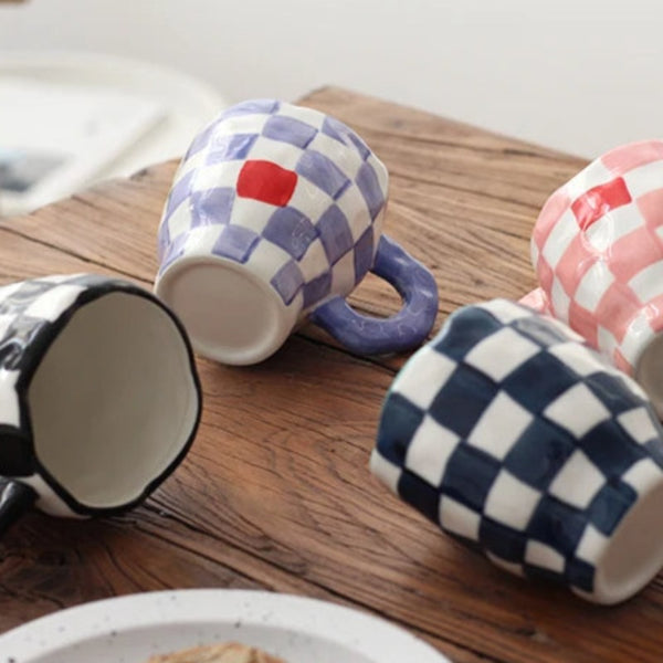 Mug Damier Coloré