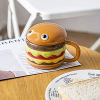 Mug Cartoon Hamburger