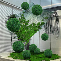 Boule de Plantes Artificielles Rondes en Buis - MaChambreAesthetic