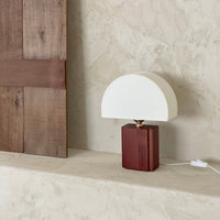 Lampe de Chevet Demi Lune en Bois