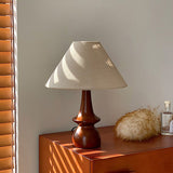 Lampe de Chevet en Bois Vintage