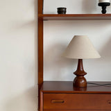 Lampe de Chevet en Bois Vintage