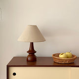 Lampe de Chevet en Bois Vintage