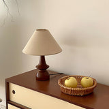 Lampe de Chevet en Bois Vintage