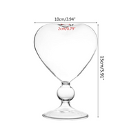 Vase Cœur en Verre