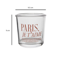 Verre à Boisson "Paris, Je T'aime"