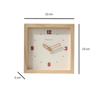 Horloge de Bureau en Bois