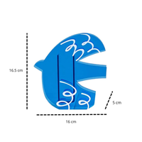 Vase Oiseaux Bleu Volant