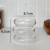 Verre à Boisson en Verre Ondulé