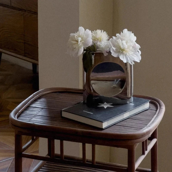 Vase Rectangulaire en Argent