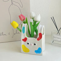 Vase Design Sac Coloré