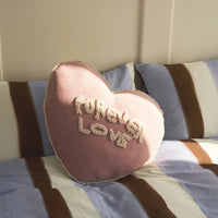 Coussin Peluche Cœur Love