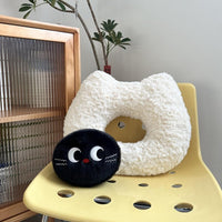 Peluche Tête de Chat Kawaii