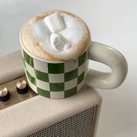 Mug Damier en Céramique