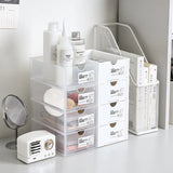 Mini bac de Rangement Bureau Blanc organisation