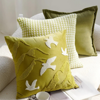 Housse de Coussin Vert Aesthetic