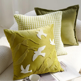 Housse de Coussin Vert Aesthetic