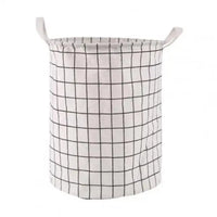 Panier a Linge Quadrillé pour chambre