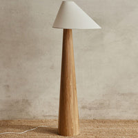 Lampadaire en Bois Japonais Alvin