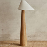 Lampadaire en Bois Japonais Alvin