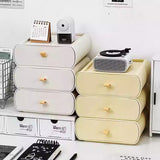 Boite de Rangement Bureau Jaune