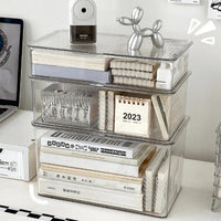 Grande Box de Rangement Bureau Transparent