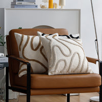 Housse de Coussin Motif Abstrait Chic