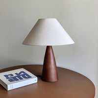 Lampe à Poser en Bois Rétro