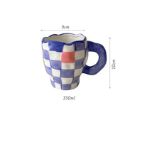 Mug Damier Coloré