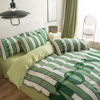 Parure de Lit Vert "Morning"