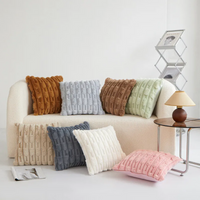 Housse de Coussin Texturé Fluffy