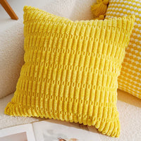 Housse de Coussin Marguerites Colorées
