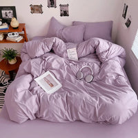 Housse de Couette Couleur Unie