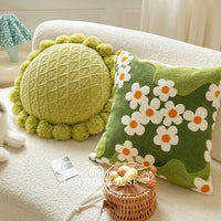 Housse de Coussin Fleur Marguerites