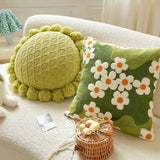 Housse de Coussin Fleur Marguerites