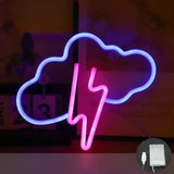 Néon LED Nuage Éclair