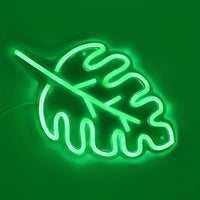 Néon LED Feuille Verte