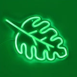 Néon LED Feuille Verte