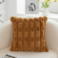Housse de Coussin Texturé Fluffy