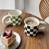 Mug Damier en Céramique