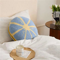 Coussin Citron Bleu