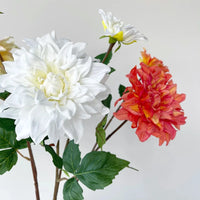 Plantes Artificielles Dahlias Colorés