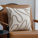 Housse de Coussin Motif Abstrait Chic