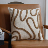 Housse de Coussin Motif Abstrait Chic