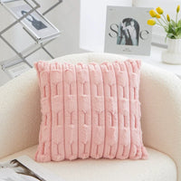 Housse de Coussin Texturé Fluffy