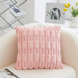 Housse de Coussin Texturé Fluffy