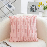 Housse de Coussin Texturé Fluffy